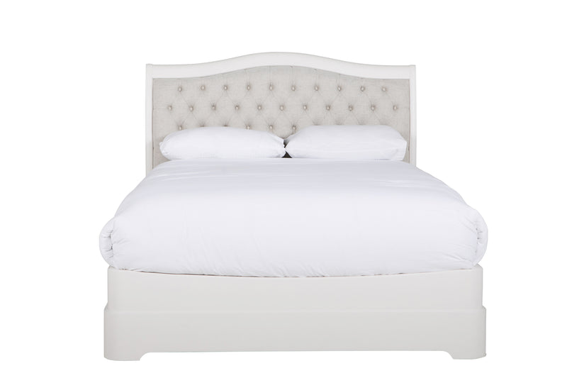 Madrid Bed Upholstered Bed 6' Bone