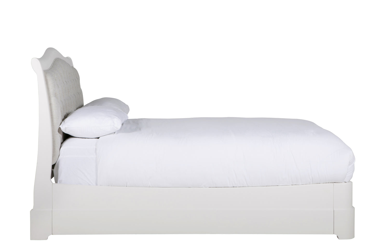 Madrid Bed Upholstered Bed 6' Bone