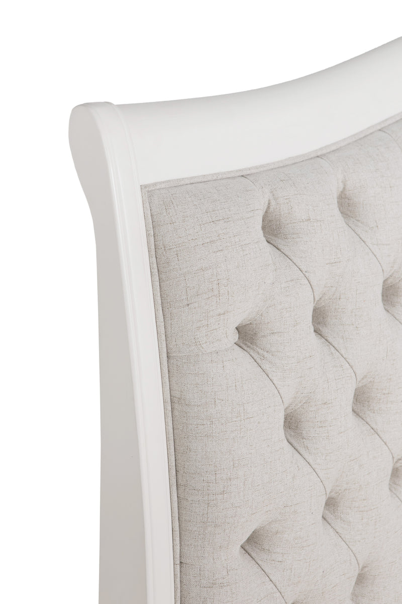 Madrid Bed Upholstered Headboard 4'6" Bone