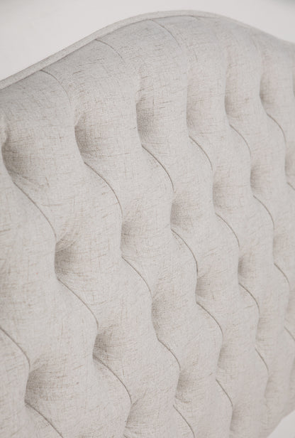 Madrid Bed Upholstered Bed 6' Bone
