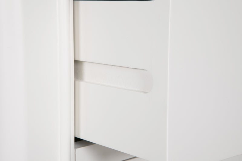 Madrid Tall Chest 5 Drawer Bone