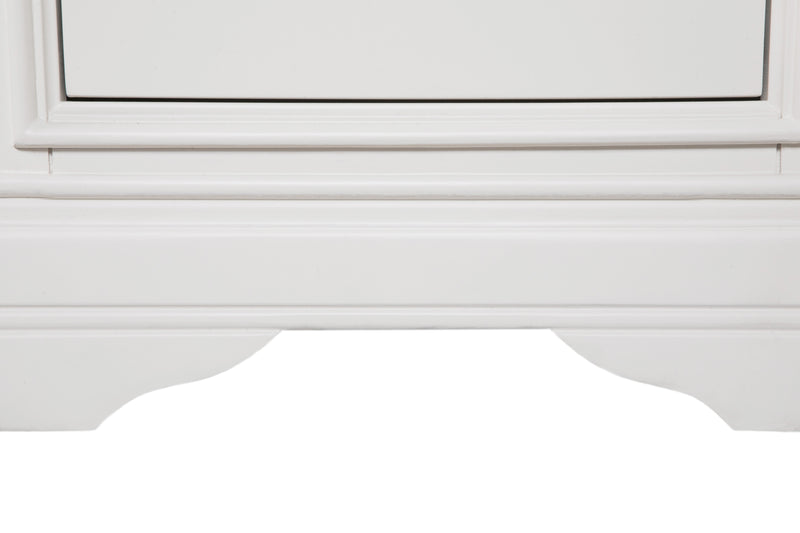 Madrid Tall Chest 5 Drawer Bone