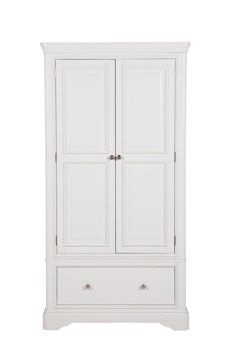Madrid Wardrobe 2 Door/1 Drawer Bone