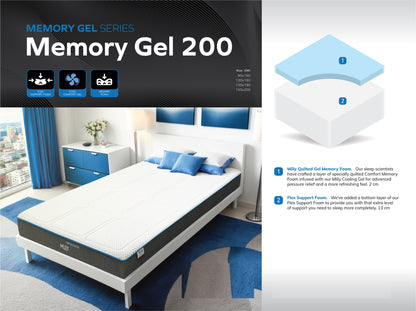 Mlily Memory Gel 200 Mattress