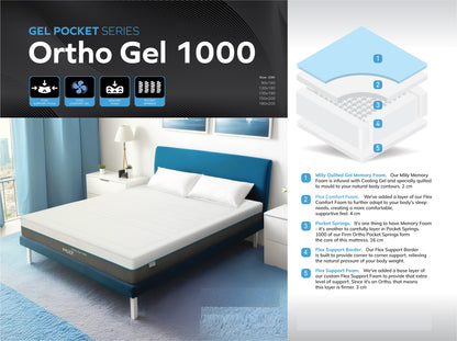 Mlily Ortho Gel 1000 Mattress