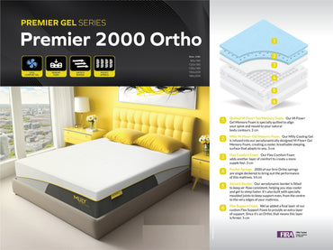 Mlily  Premier 2000 Ortho Mattress