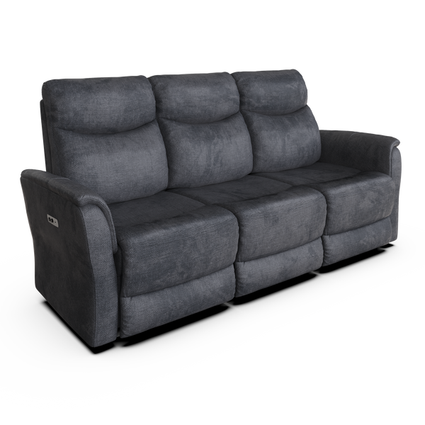 Monty 3 Seater Electric Recliner - Vogue 16 Graphite