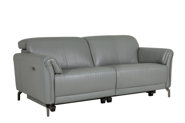 Amalfi 3 Seater Electric Recliner - Steel