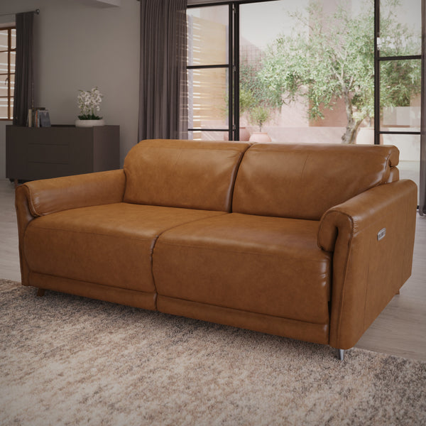 Amalfi 3 Seater Electric Recliner - Tan