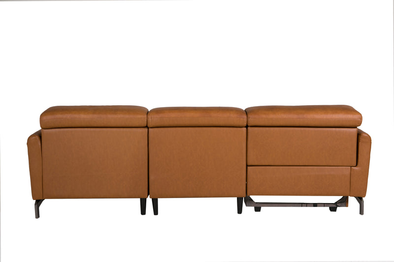 Amalfi Corner Electric Recliner Right Hand Facing - Tan