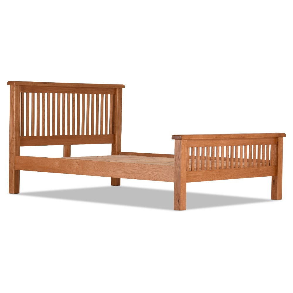 Owen Slatted Wood Bed