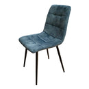 Paddy Velvet Chair Blue