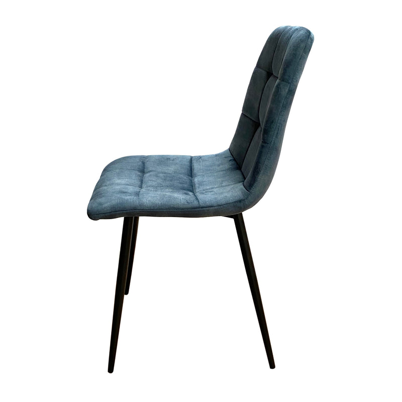 Paddy Velvet Chair Blue