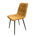 Paddy Velvet Chair Mustard
