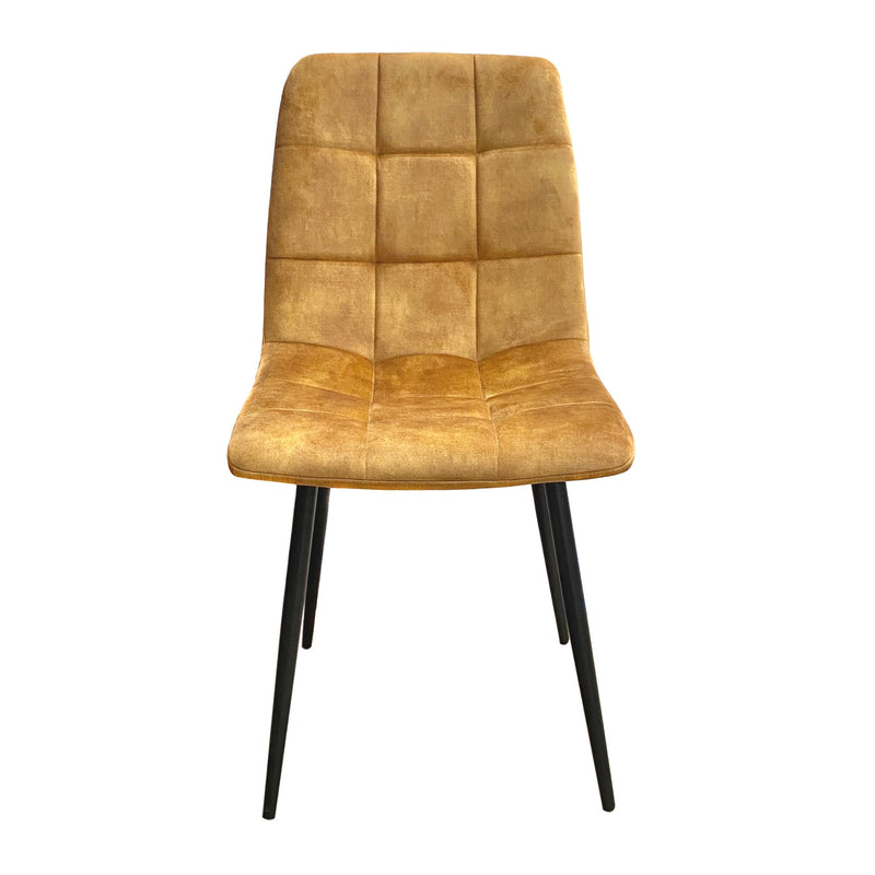 Paddy Velvet Chair Mustard