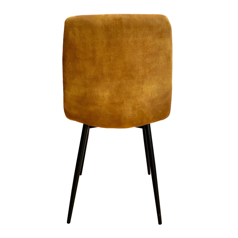 Paddy Velvet Chair Mustard