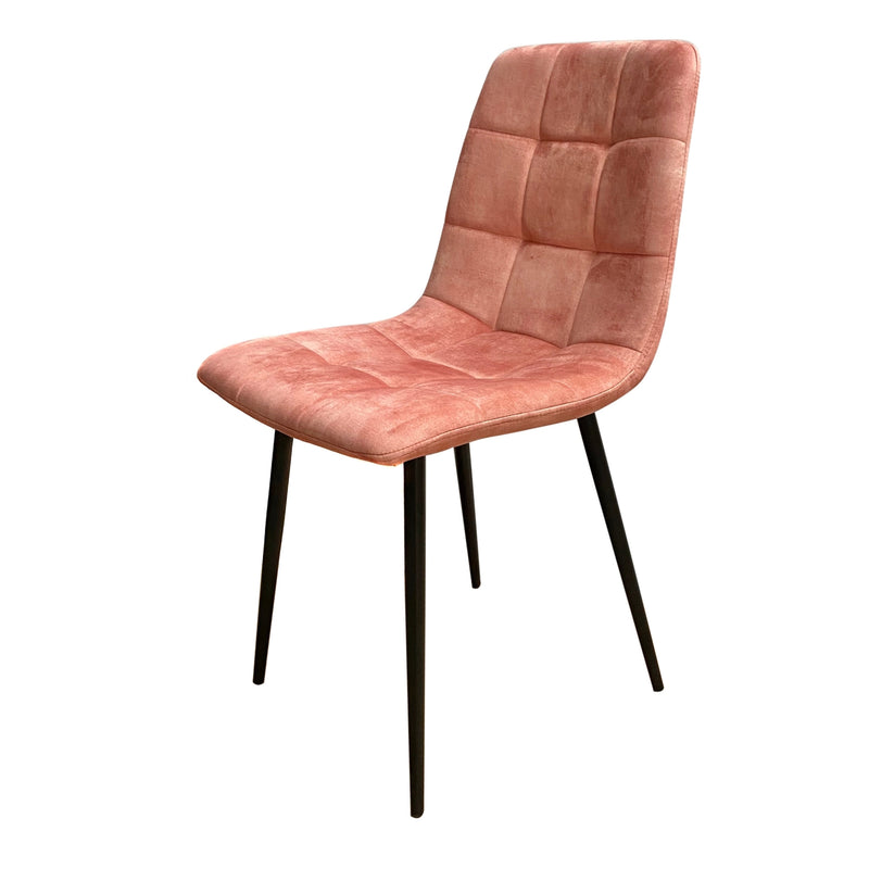 Paddy Velvet Chair Peach