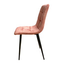 Paddy Velvet Chair Peach