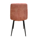 Paddy Velvet Chair Peach