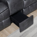 Felix 2 Seater Electric Reclining Sofa With 2 Cooler Cupholders, Wireless Charger, Speakers & Drawer Slate