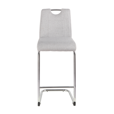 Trento Light Grey Bar Stool PU