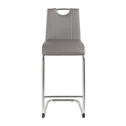 Trento Dark Grey Bar Stool PU