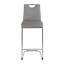 Trento Dark Grey Bar Stool PU