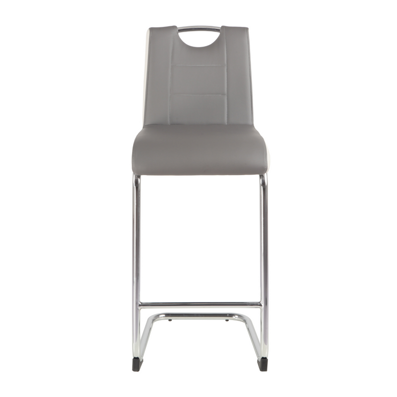 Trento Dark Grey Bar Stool PU