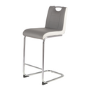 Trento Dark Grey Bar Stool PU