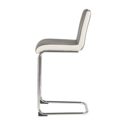 Trento Dark Grey Bar Stool PU