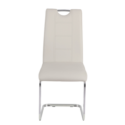 Trento Chair Light Grey PU