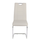 Trento Chair Light Grey PU