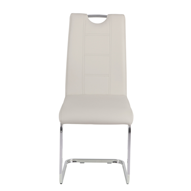 Trento Chair Light Grey PU