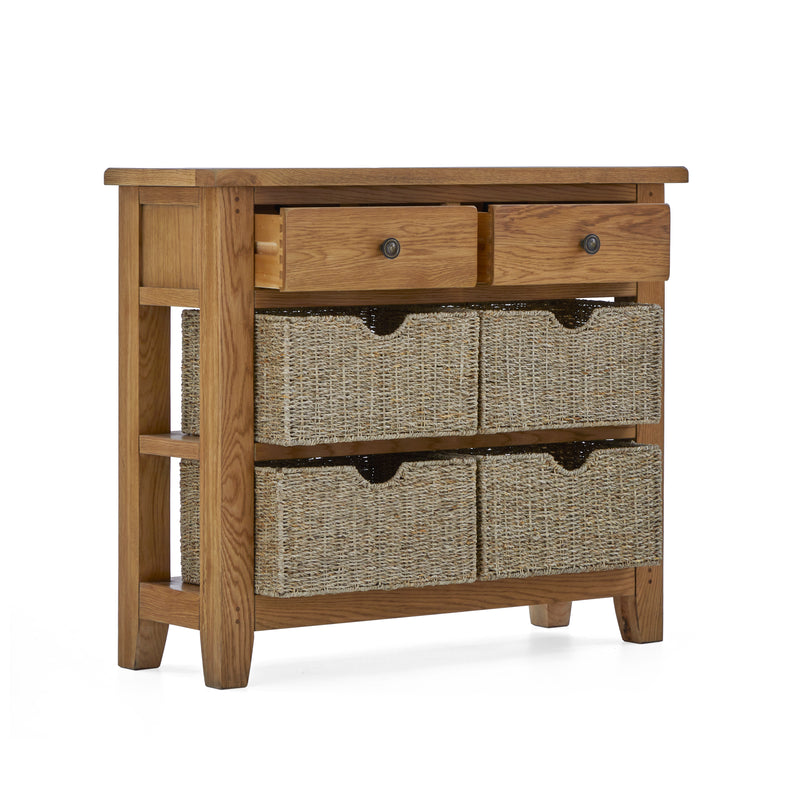 Bandon Console Table With Basket
