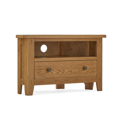 Bandon Corner TV Unit With Drawer