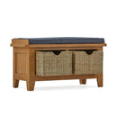 Bandon Hallway Bench With Basket