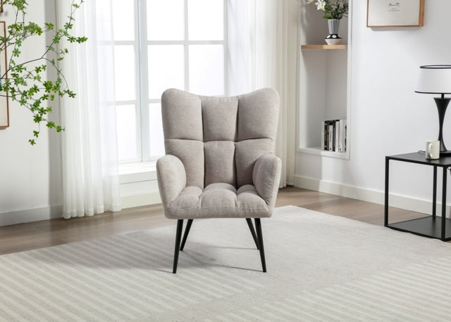 Rea Accent Chair Light Grey