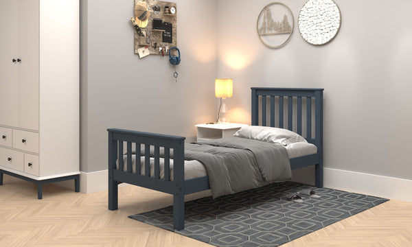 Rian 3' Bed Frame Charcoal