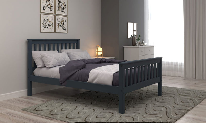 Rian 4'6 Bed Frame Charcoal