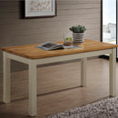 Vermont Coffee Table 107 x 56cm Cream & Oak