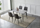 Genoa 4' Stone Table & 4 Chairs