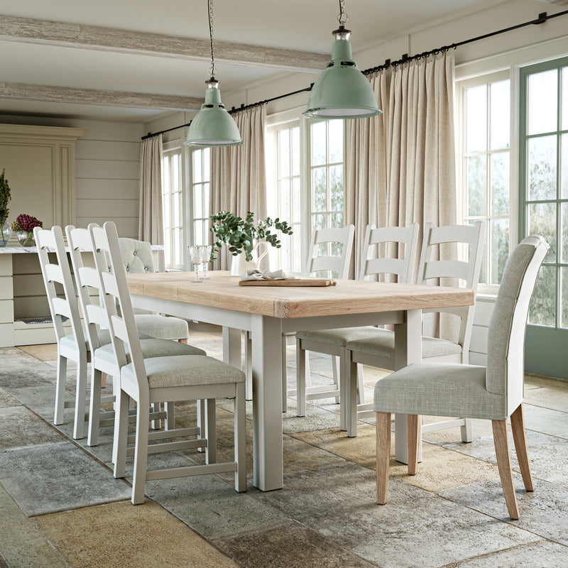 Exmouth Small Extending Dining Table Light Grey