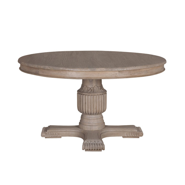 120cm Sophie Round Dining Table - All Rustic Brown