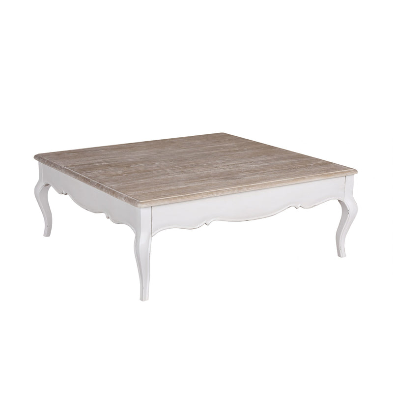 4ft Sophie Square Coffee Table with Drawer - Oak Antique