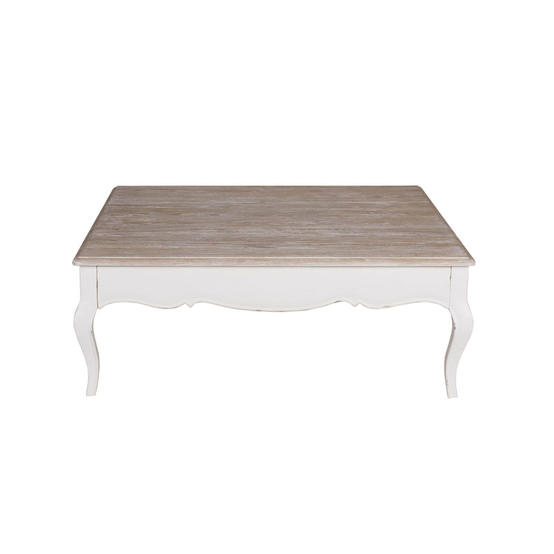 4ft Sophie Square Coffee Table with Drawer - Oak Antique