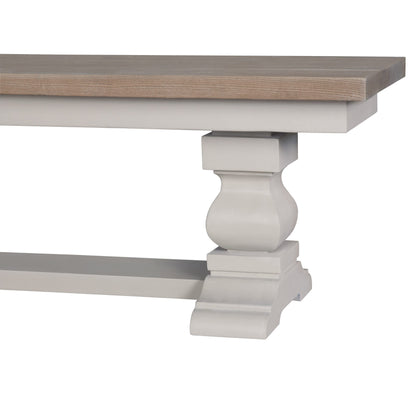 220cm Sophie Dining Bench - Hardwick/Rustic Brown