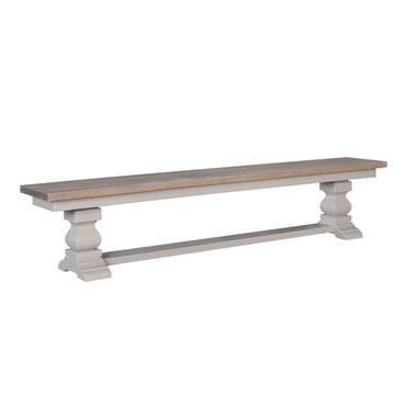 220cm Sophie Dining Bench - Hardwick/Rustic Brown