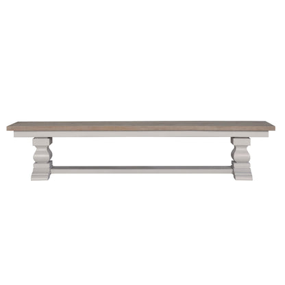 220cm Sophie Dining Bench - Hardwick/Rustic Brown