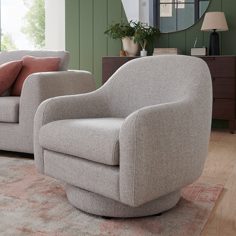 Sawyer Swivel Accent Chair - Grey