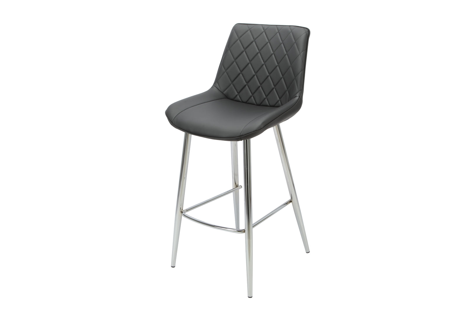 Sydney Bar Stool Black With Chrome Legs Quality Home Furniture